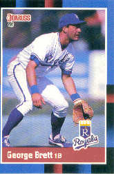 1988 Donruss Baseball Cards    102     George Brett